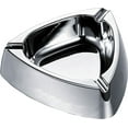 thumbnail image 2 of Visol Deepdish Triangular Zinc Alloy Mirror Finish Cigarette Ashtray, 2 of 3