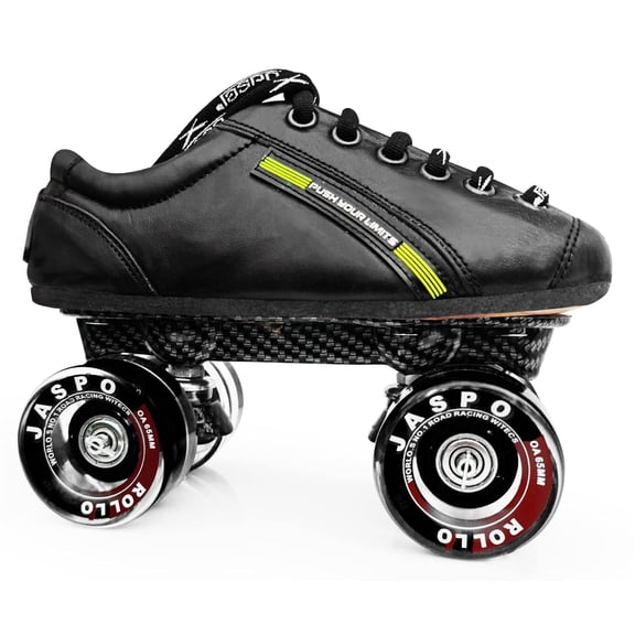 Jaspo Pro Hyper Furious High Speed Quad Shoe Skates For Professional And Intermediate Users. Fitted With Abec9 And 65mm Shr Pu Wheels For All Age Groups Boys Girls