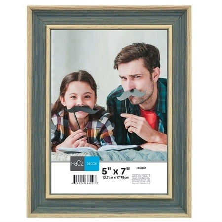 Hauz FRM207 Picture Frame 5X7'', Blue - Walmart.ca