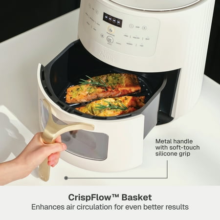 Thyme & Table 6QT Air Fryer, Sand White