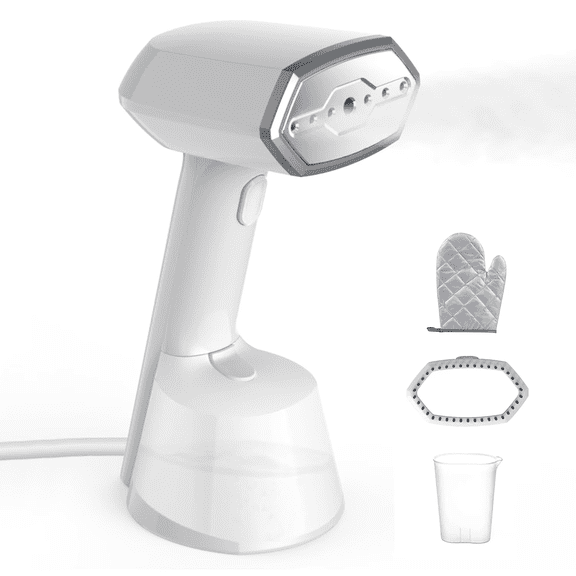 Hulmay Handheld Steamer for Clothes, 1500W Portable Garment Steamer, 15s Heat-up, 280ml Water Tank for Home, Office, Travel