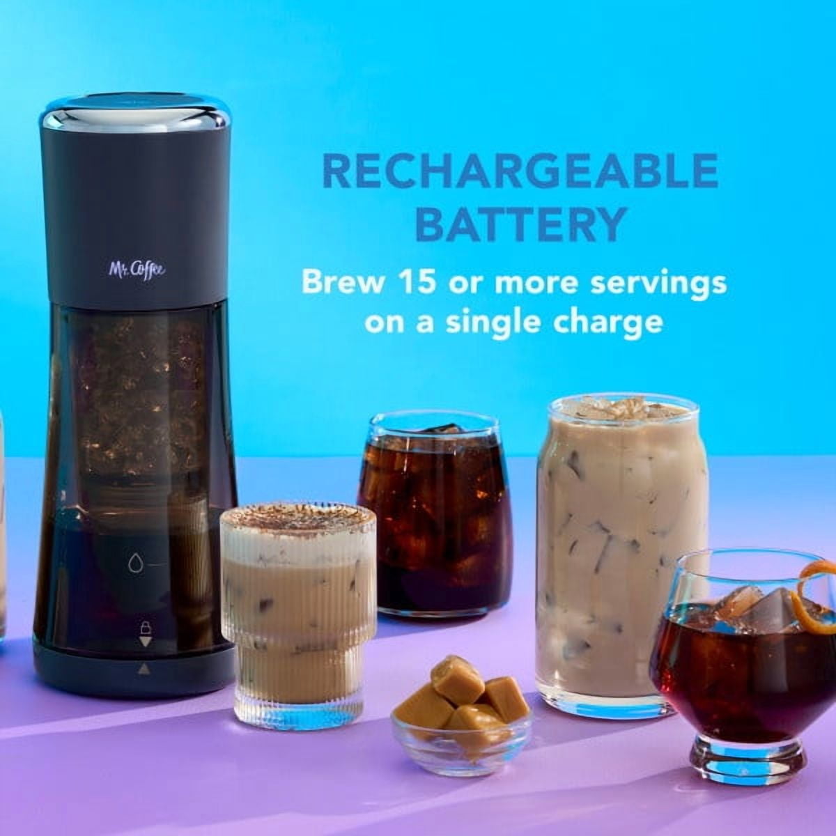 Mr. Coffee Express Cold Brew Coffee Maker, 10-Minute Cold Brew Coffee Machine, Sake