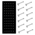 thumbnail image 4 of Sunjoy Tech 60Pcs Nose Rings Piercing Attractive Rhinestone Comfortable to Wear Shiny Body Jewelry Hypoallergenic Stainless Steel Nose Studs Rings Jewelry Accessory, 4 of 5