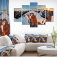 thumbnail image 1 of Slovakia Frozen Landscape Panorama - Landscape Canvas Art Print, 1 of 3