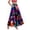 *24-Dark Blue, variant on VBVC Women's Boho Floral Maxi Skirt,Summer Beach Vacation Skirt For Women,Ladies High Waist A-Line Long Skirt with Pockets,Dark Blue,S-3XL
