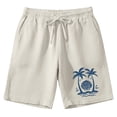 thumbnail image 4 of CHENge Big Men's Swim Trunks Breathable Solid Color Quick Dry 4th Of July Swim Trunks with Pockets Anti-Chafe Fishing Shorts for Men, 4 of 5