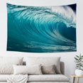thumbnail image 5 of Shiartex Wave Print Tapestry Wall Hanging for Bedroom and Living Room 60*40in, 5 of 6