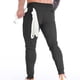 thumbnail image 3 of Pantalones largos para hombre, color liso, bolsillos, cremallera, cuerda, pantalones casuales, pantalones para hombre, 3 of 4