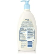 AVEENO Baby Daily Moisture Lotion Fragrance Free 18 oz (Pack of 2)