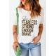 thumbnail image 2 of ABPHQTO Camiseta blanca con gráfico She is FEARLESS STRONG SUFICIENTEMENTE BRAVE para mujer, 2 of 5