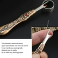 thumbnail image 4 of 2pcs Vintage Seam Ripper Set Retro Stitch Remover Tool with Exquisite 3D Pattern Handle for Sewing Leatherwork DIY Crafts, 4 of 7