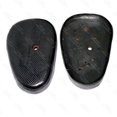 thumbnail image 3 of Fits Royal Enfield 350 500cc Black Rubber Knee Pad Set, 3 of 5