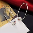 thumbnail image 3 of RSAMD gorgeous 925 sterling Silver Charms Earrings colors crystal for women wedding, 3 of 4
