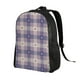 thumbnail image 2 of Fotbe Purple Floral Gingham Check Plaid Mochila de Viaje para Laptop, Mochila Ejecutiva Delgada y Resistente 15.6", 2 of 8