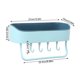thumbnail image 4 of Matsuzay Esquina de baño almacenamiento estante de ducha estante organizador cesta estante de succión ordenado Juegos de accesorios de baño Verde azul, 4 of 6