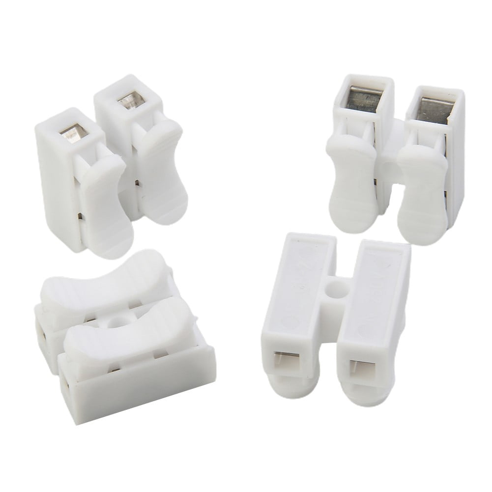 Connecteur électrique 2 Broches 10A PRO ELEC Pour Rallonge De Jardin Et Outils