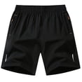 thumbnail image 2 of Mens Athletic Shorts Quick Dry Lightweight Gym Workout Shorts Outdoor Basketball Running Short with Zipper Pockets, XL, 2 of 5