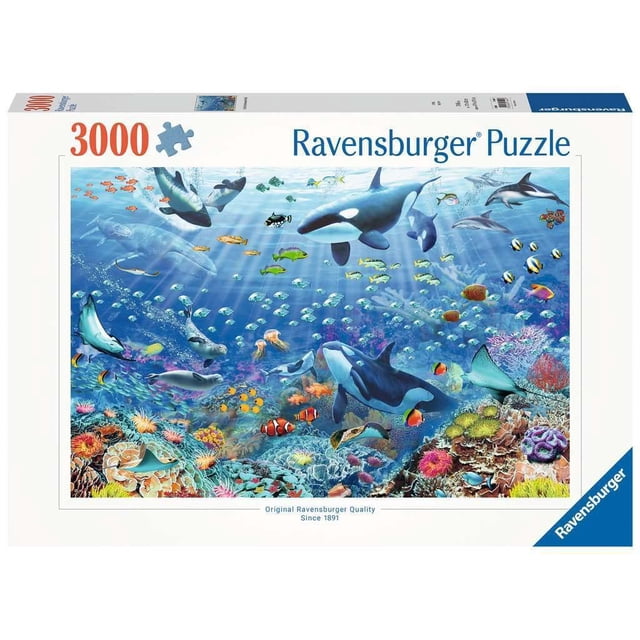 Rompecabezas Ravensburger Mundo Submarino Colorido 3000 piezas