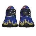 thumbnail image 5 of Kentucky Stte Goldenrod Flower Shoes Sneakers Black Size 8.5, 5 of 7