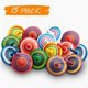 thumbnail image 2 of 15 estantes de madera con peonzas para niños como obsequios de fiesta para cumpleaños de niños o regalos para invitados, pequeños obsequios (color aleatorio), 2 of 4