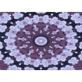 thumbnail image 1 of Ahgly Company Indoor Rectangle Patterned Purple Jam Purple Area Rugs, 2' x 3', 1 of 6