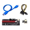 thumbnail image 3 of PCI-E Riser Board 1X to 16X GPU Extender riser card Riser Card PCI-E USB 3.0 GPU Adapter with 6pin Interface, Blue, 3 of 9