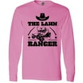 thumbnail image 3 of Inktastic Father's Day the Lawn Ranger with Mower Long Sleeve T-Shirt, 3 of 5