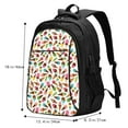 thumbnail image 5 of Vsdgher Ice Cream Popsicles Print Travel Laptop Backpack, Laptops Backpack with USB Charging Port, Water Resistant Computer Bag Gift for Men & Women, 5 of 7
