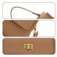 thumbnail image 3 of Bolso de mano clásico retro tipo clutch de PU con hebilla oculta adecuado para damas., 3 of 5