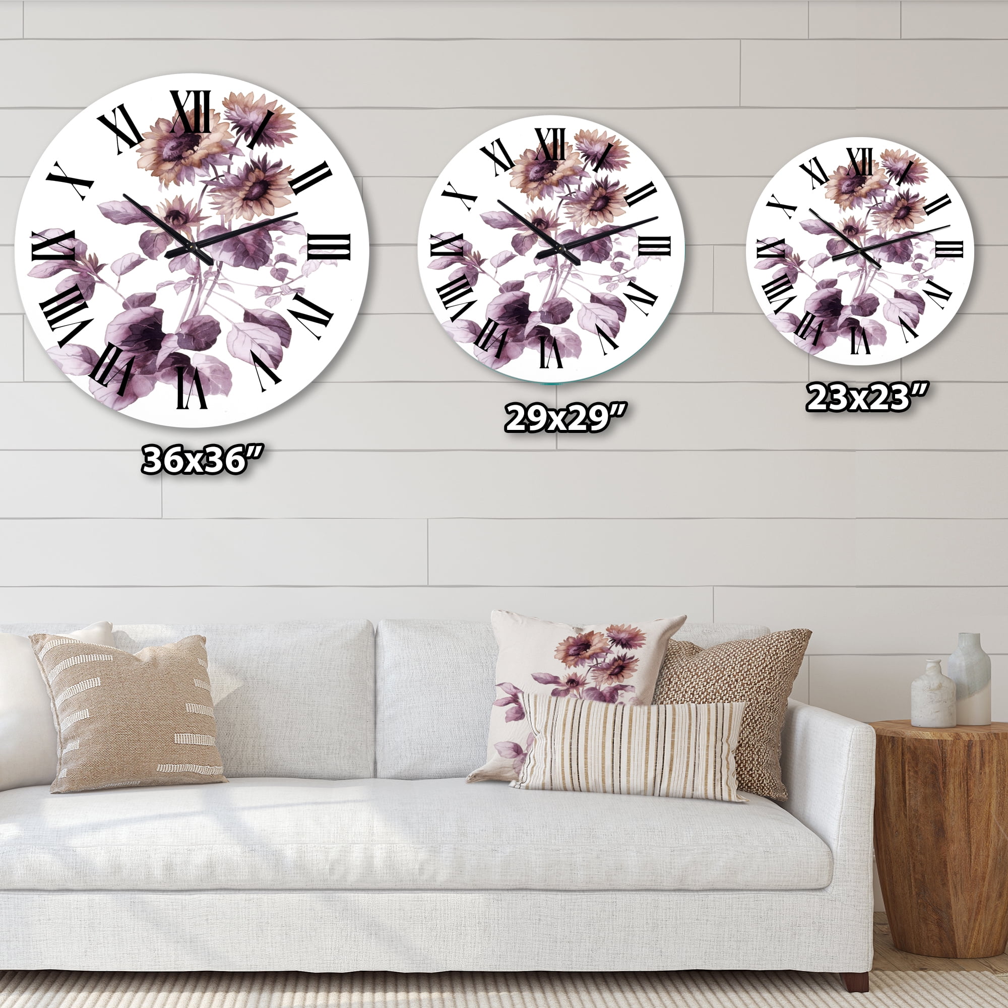 Designart 1 in Traditional Wall Clock