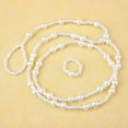 thumbnail image 3 of xiangDd Womens Beach Imitation Pearl Barefoot Foot Jewelry Anklet Chain, 3 of 4