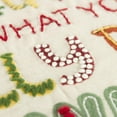 thumbnail image 4 of Rizzy Pillow Embroidered Multi 17"x17"x9", 4 of 5