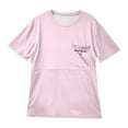 thumbnail image 4 of Vividxx Comfort Breastfeeding T-Shirts For Women Mama Zipper Nursing Tops Pregnancy Tshirts With Pocket Cozy Mother-to-be Tee, 4 of 4
