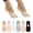 Multicolor, variant on 6 Pairs Invisible Non-slip Ankle Socks Short Invisible Flat Boat Sock Reusable No Show Liner Socks for Indoor and Outdoor (6 Colors One Size)