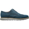 thumbnail image 2 of Cole Haan Original Grand Shortwing Blazer Blue Leather/Ironstone Oxford Size 10, 2 of 6