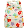 thumbnail image 1 of Mochila Bluboon Mini para niñas pequeñas con estampado floral de pana, 1 of 9