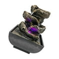 thumbnail image 2 of Langgg 3-Tier Desktop Water Fountain Decor W/LED US Crafts Table 110 V Mini Tabletop Fountain , Simple BUT Elegant B, 2 of 9