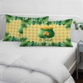 thumbnail image 4 of Happy St. Patrick's Day Pillow Covers King, Spring Coin Clovers Yellow Plaid Soft Brushed Microfiber Breathable Throw Pillow Covers, Decorative Pillowcase with Zipper for Couch Sofa Bedroom 20"x36", 4 of 9