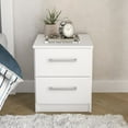 thumbnail image 4 of Polifurniture Juliette 2 Piece Bedroom Set White - Full, 4 of 5