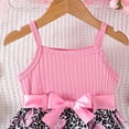 thumbnail image 4 of Gubotare Toddler Baby Girls Tutu Dres Baby Girls Dress Heart Print Puff Sleeve Tulle Dress Birthday Outfits 18 24 Months (Pink,18-24 Months), 4 of 5