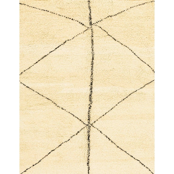 Ahgly Company Machine Washable Indoor Rectangle Abstract Brown Gold Area Rugs, 8' x 12'