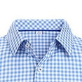 thumbnail image 4 of Men'S Festival Checkered Shirt Shirts Men'S Long Sleeve Casual Regular Fit Shirts Fashion Breathable Versatile Party Shirt, 4 of 4