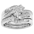 thumbnail image 4 of XZNGL Ring Round Diamond Wedding Band Anniversary Gift Accessory Rings Size 10, 4 of 8