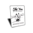 thumbnail image 3 of Breckenridge Colorado Ski You On The Slopes Aluminum Metal Decor Sign - 4x18 inches, 3 of 4