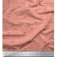 thumbnail image 1 of Soimoi Poly Georgette Fabric Egyptian Wings & Texture Print Sewing Fabric Yard 42 Inch Wide, 1 of 1