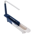 thumbnail image 4 of Telescopic Sink Storage Rack, Length Freely Adjustable Sink Rack Large Capacity Sink Caddy Sponge Holder Drain Basket PP Expandable Sink Organizer for Home Kitchen Bathroom, 4 of 7