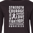 thumbnail image 4 of Inktastic Turners Syndrome Awareness Strength Courage Support Long Sleeve Youth T-Shirt, 4 of 5
