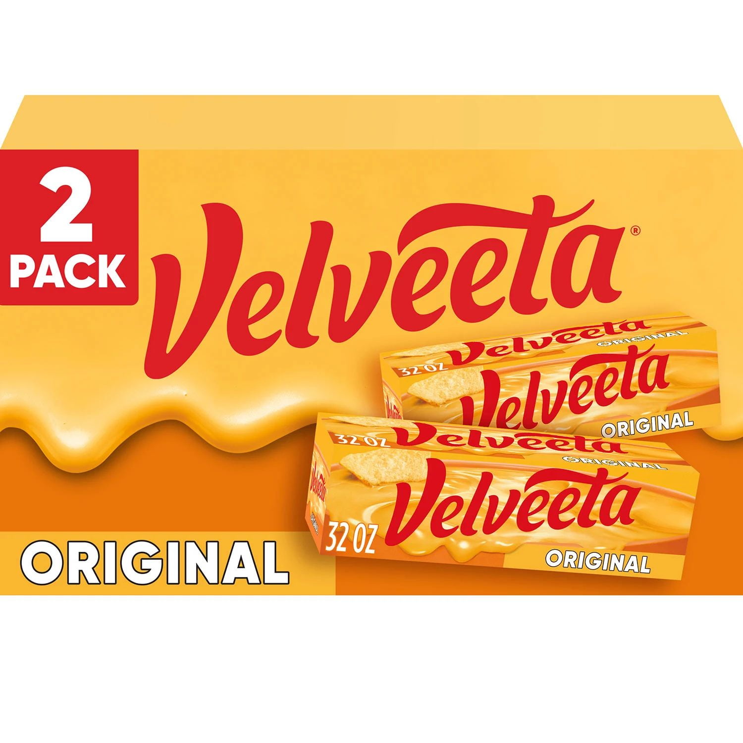 Velveeta Cheese Original Loaf (32 oz., 2 pk.)