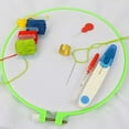 thumbnail image 3 of 6 Pieces Embroidery Hoops  Plastic Cross Stitch Hoop Ring 3.4-10.2 Inch (Multicolor) for Embroidery and Cross Stitch, 3 of 4