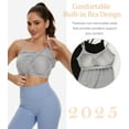 thumbnail image 3 of Vaslanda 2 Packs Camisole Tops for Women with Built in Padded Bra Adjustable Spaghetti Strap Summer Tank Tops, 3 of 7